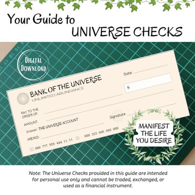 Manifest Money Universe Checks - Manifest Money And Success